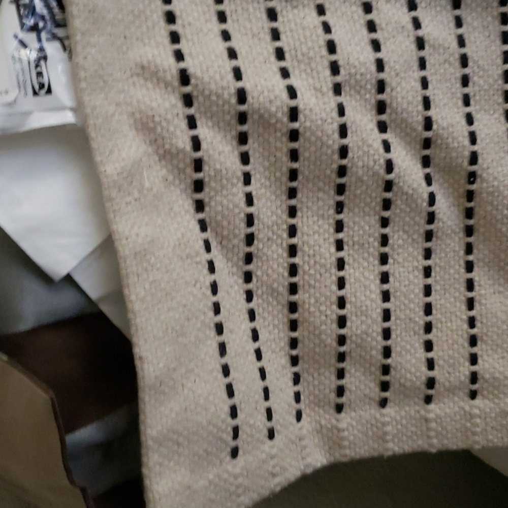 IKEA Black Ribbed Rug - Picture 6 of 6
